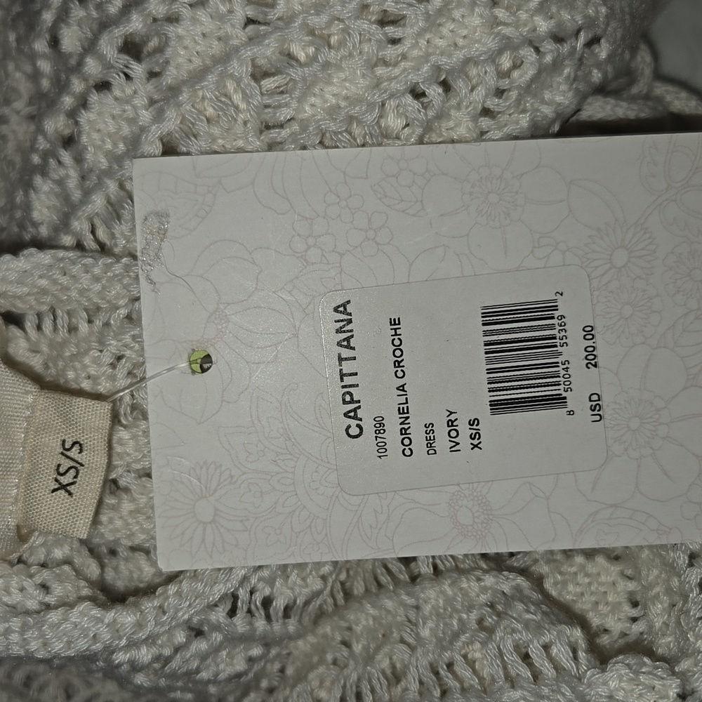Capittana Cornelia Ivory Dress NEW XS/S Designer Resort Beach Dress - Picture 10 of 10